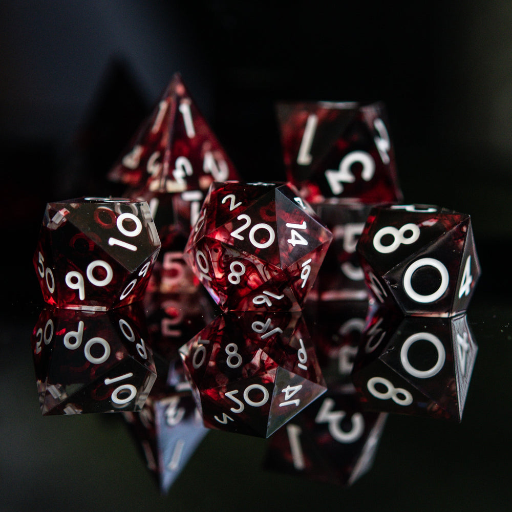 PRE-ORDER || Bloodbath Sharp-Edged Resin Dice Set