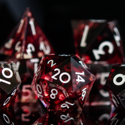 PRE-ORDER || Bloodbath Sharp-Edged Resin Dice Set
