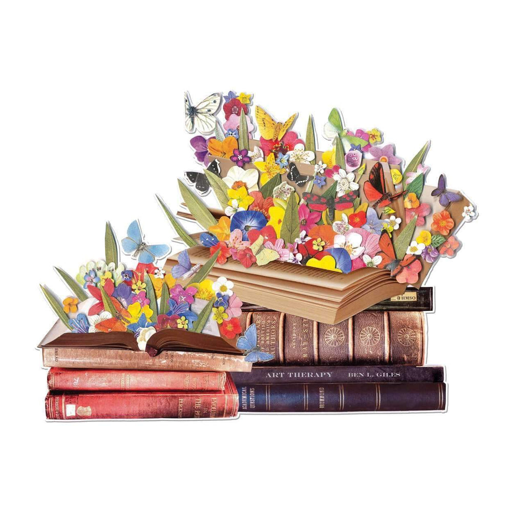 Blooming Books 750 Piece Shaped Jigsaw Puzzle Galison (ONLINE ORDER ONLY)