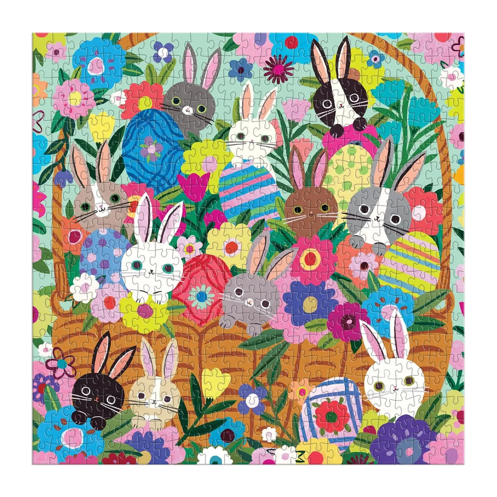Blooming Bunnies 500 Piece Jigsaw Puzzle Mudpuppy (ONLINE ORDER ONLY)