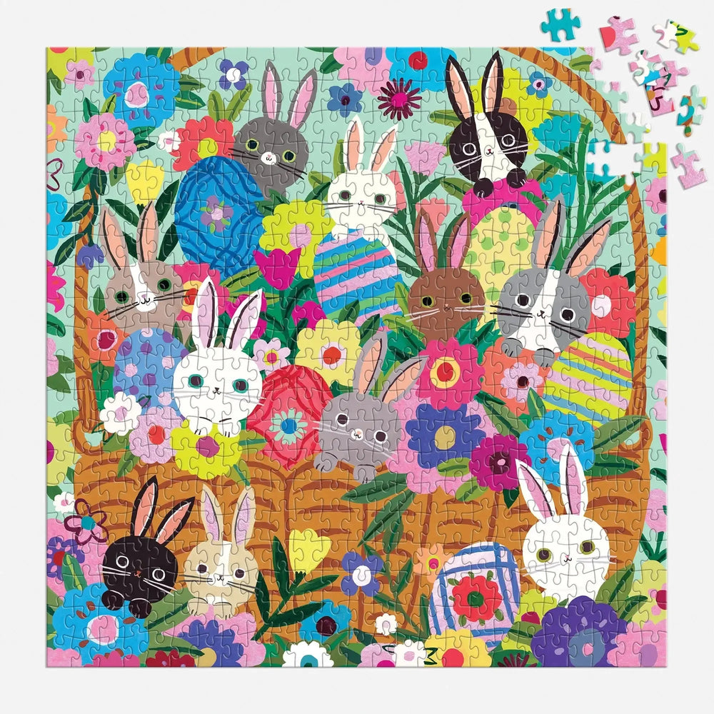 Blooming Bunnies 500 Piece Jigsaw Puzzle Mudpuppy (ONLINE ORDER ONLY)