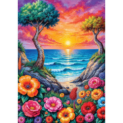 Blooming Coast 1000 Piece Jigsaw Puzzle Enjoy (ONLINE ORDER ONLY)
