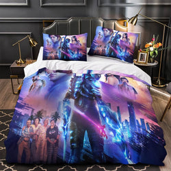 Blue Beetle Bedding Set Quilt Duvet Cover Without Filler (Online Order Only)