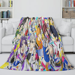 Blue Lock Blanket Flannel Fleece Throw Room Decoration (Online Order Only)