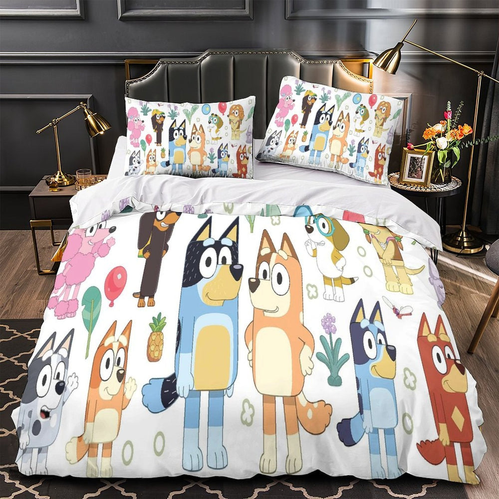 Bluey Duvet Cover Kids Bedding Set Without Filler (ONLINE ORDER ONLY)