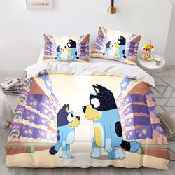 Bluey Pattern Bedding Set Quilt Cover Without Filler (Online Order Only)
