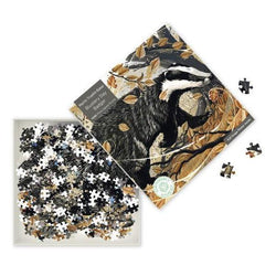 Blustery Day Badger 1000 Piece Jigsaw Puzzle Flame Tree (ONLINE ORDER ONLY)