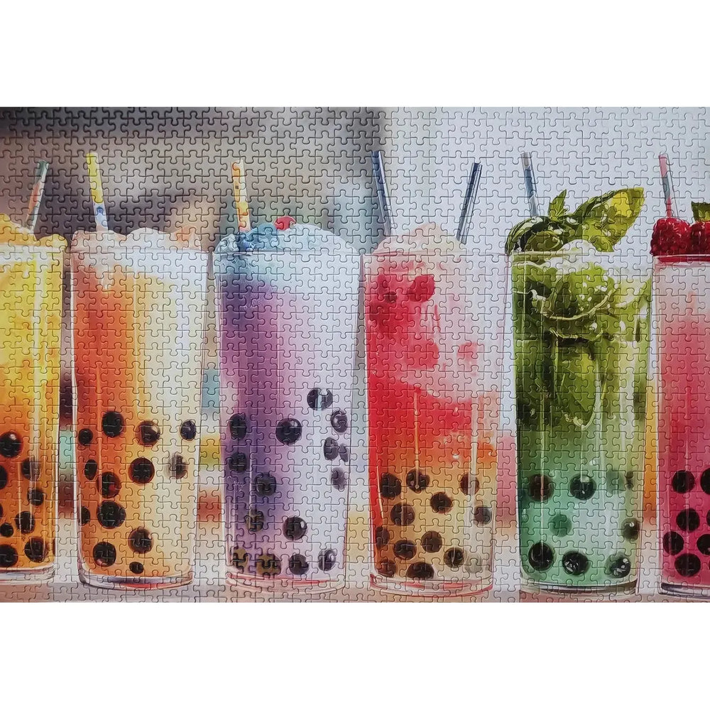Boba Tea Time 1000 Piece Jigsaw Puzzle Snappy (ONLINE ORDER ONLY)