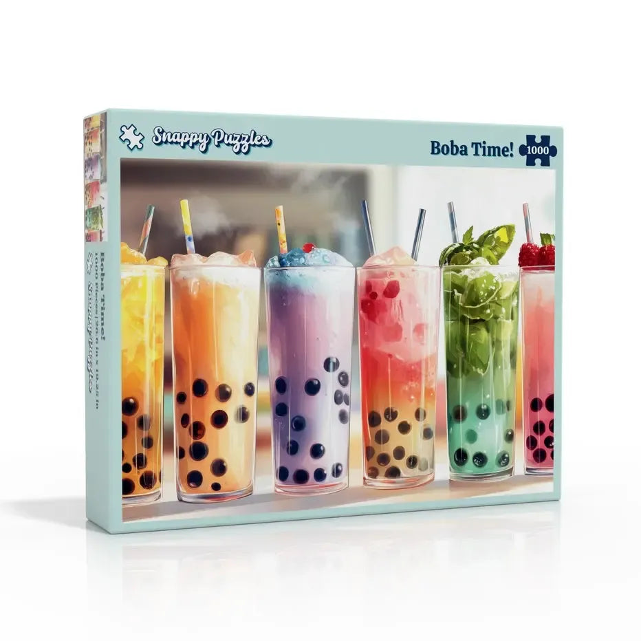 Boba Tea Time 1000 Piece Jigsaw Puzzle Snappy (ONLINE ORDER ONLY)