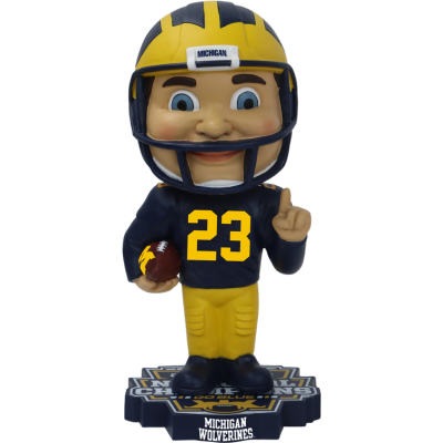 Michigan Wolverines 2023 National Champions Bobbleheads (ONLINE ORDER ONLY)