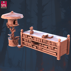 3D Printed STL Miniatures Books and Tomes Set 28 - 32mm War Gaming D&D (Online Only)