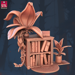 3D Printed STL Miniatures Books and Tomes Set 28 - 32mm War Gaming D&D (Online Only)