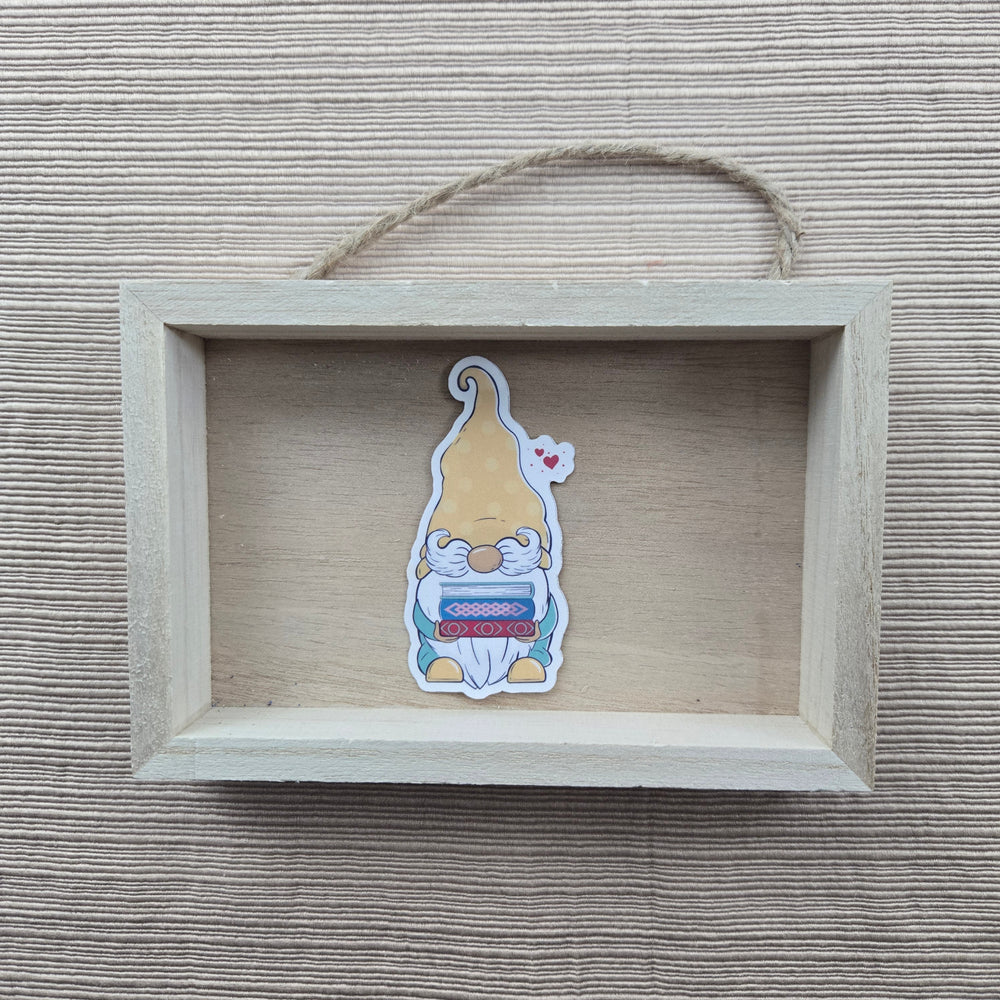Gnome Book Lover Stickers (ONLINE ORDER ONLY)
