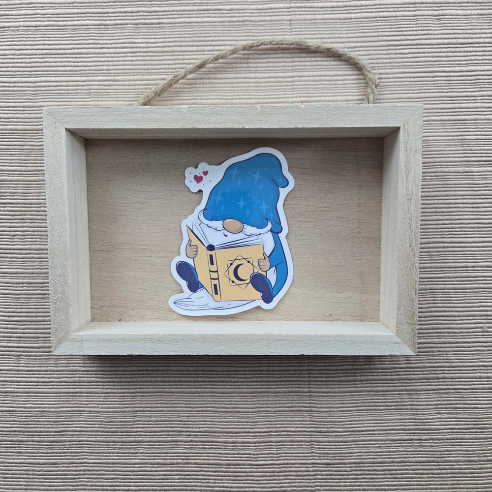 Gnome Book Lover Stickers (ONLINE ORDER ONLY)