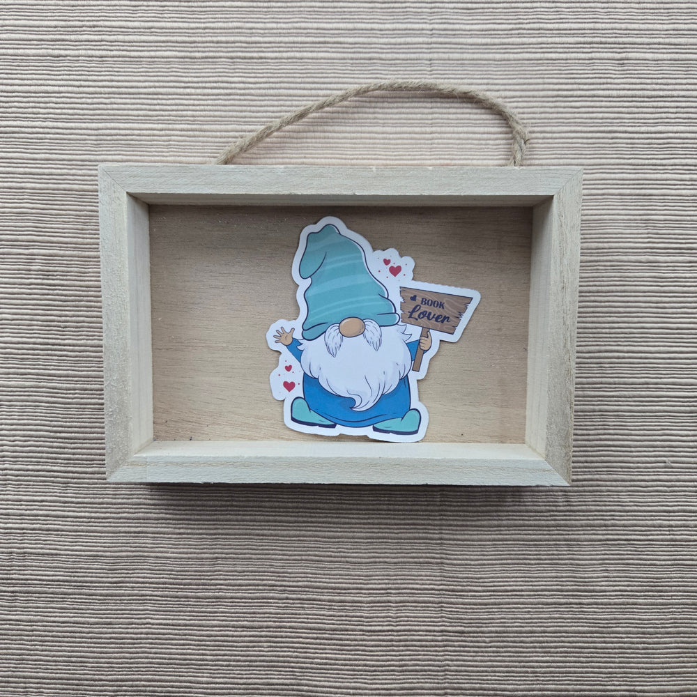 Gnome Book Lover Stickers (ONLINE ORDER ONLY)