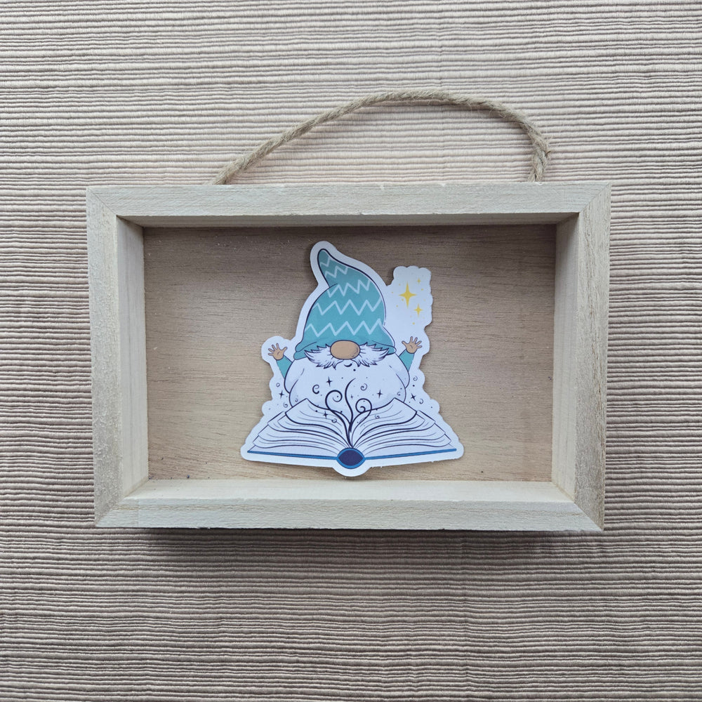 Gnome Book Lover Stickers (ONLINE ORDER ONLY)