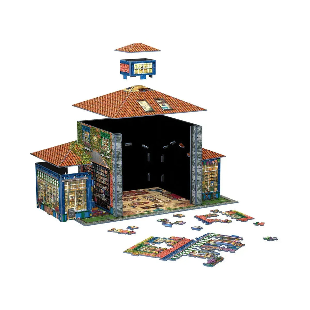 Bookshop 1389 Piece 3D Jigsaw Puzzle Eurographics (ONLINE ORDER ONLY)