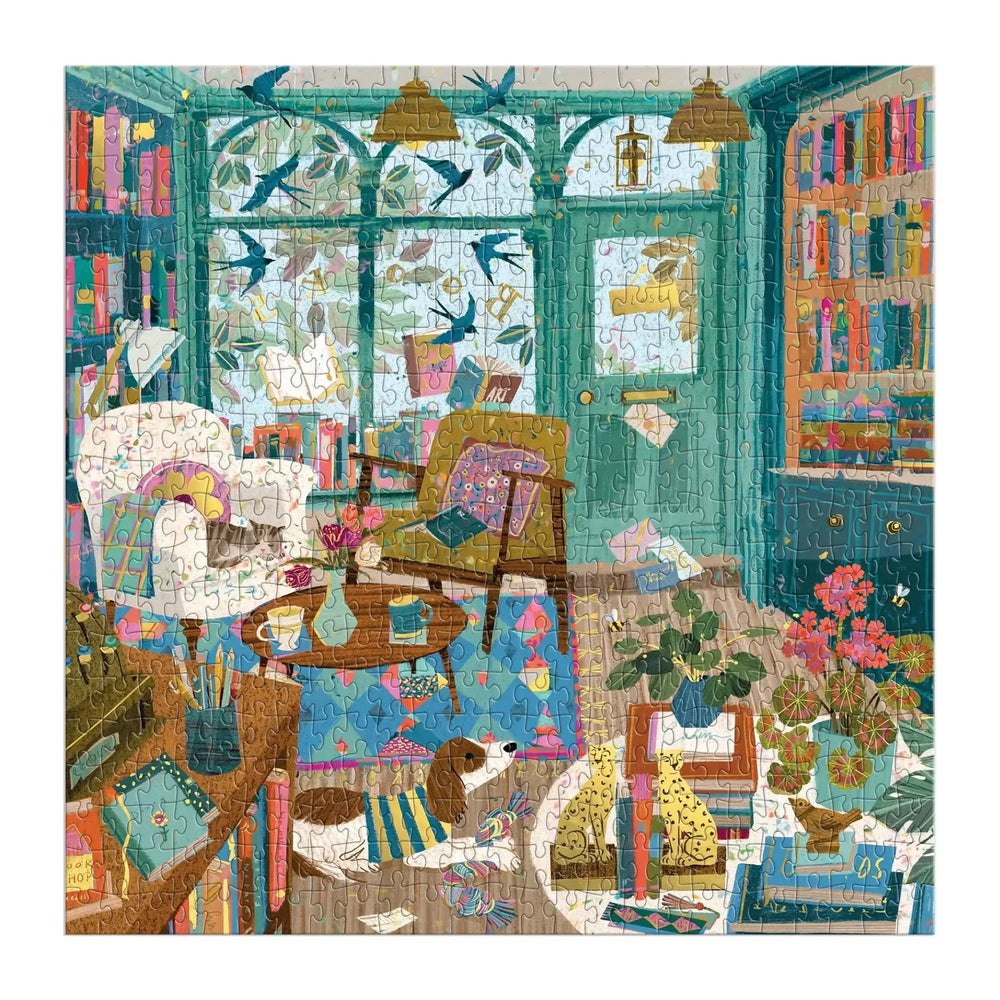 Bookshop Afternoon 500 Piece Jigsaw Puzzle Galison (ONLINE ORDER ONLY)