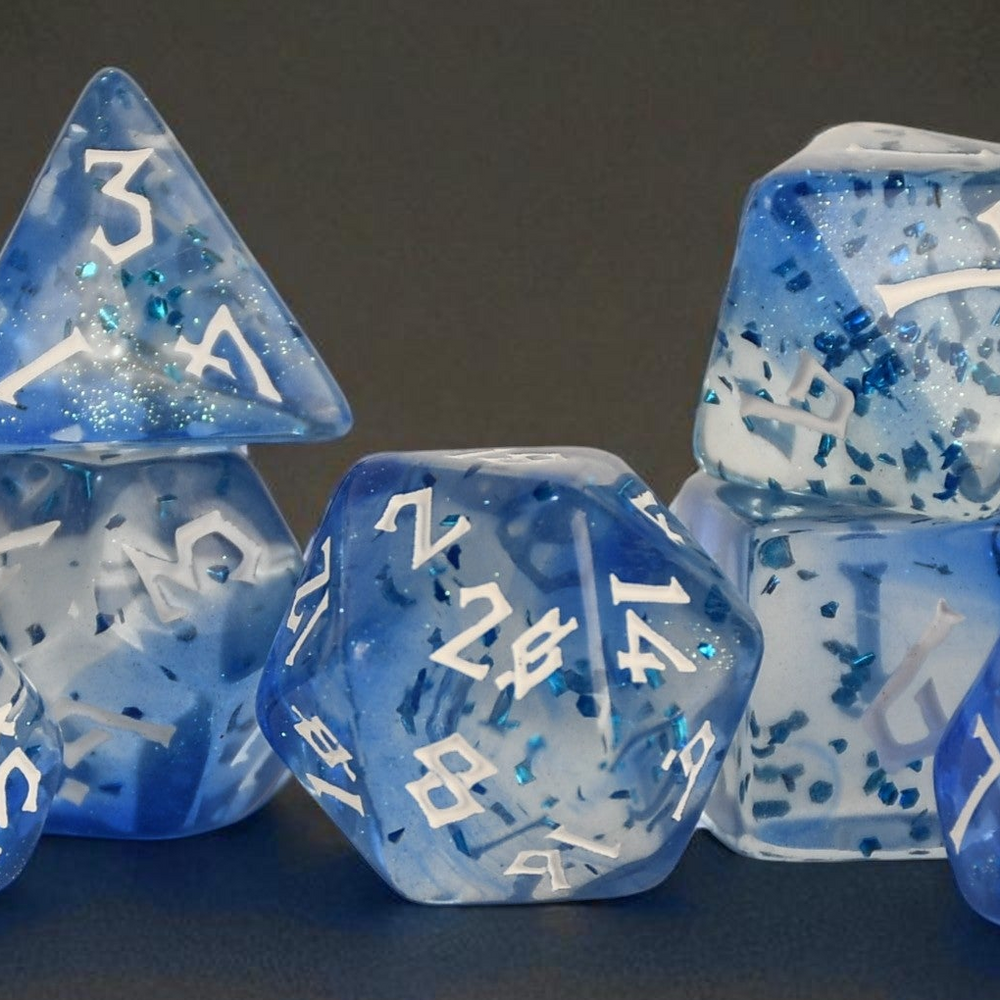 Pre-Order || Bora Bora Acrylic Dice Set