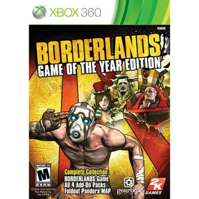 Borderlands: Game Of The Year Edition Bundle (Game + Strategy Guide) (Xbox 360) (ONLINE ORDER ONLY)