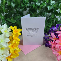 Born To Sparkle Birthday Card (ONLINE ORDER ONLY)