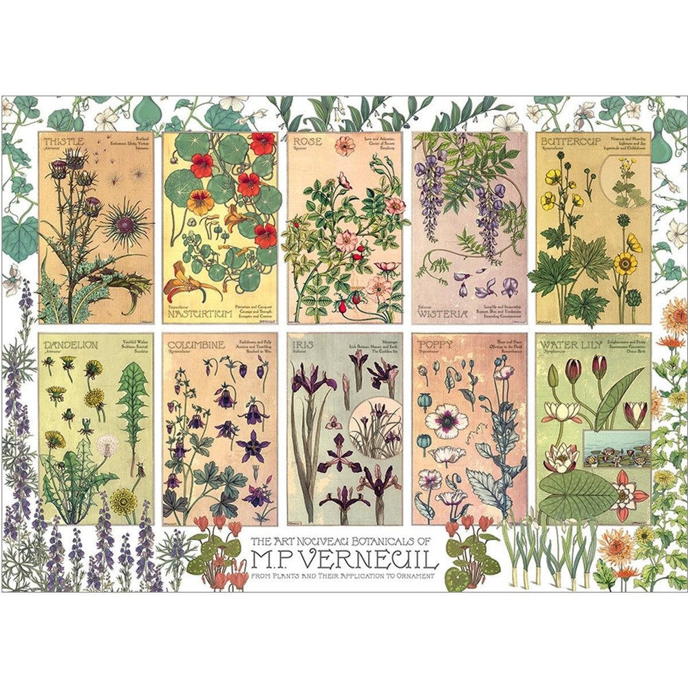 Botanicals by Verneuil 1000 Piece Jigsaw Puzzle Cobble Hill (ONLINE ORDER ONLY)