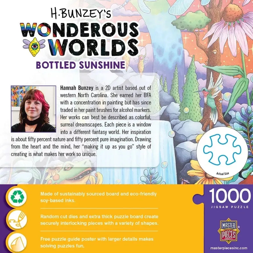 Bottled Sunshine Wonderous Worlds 1000 Piece Jigsaw Puzzle MasterPieces (ONLINE ORDER ONLY)