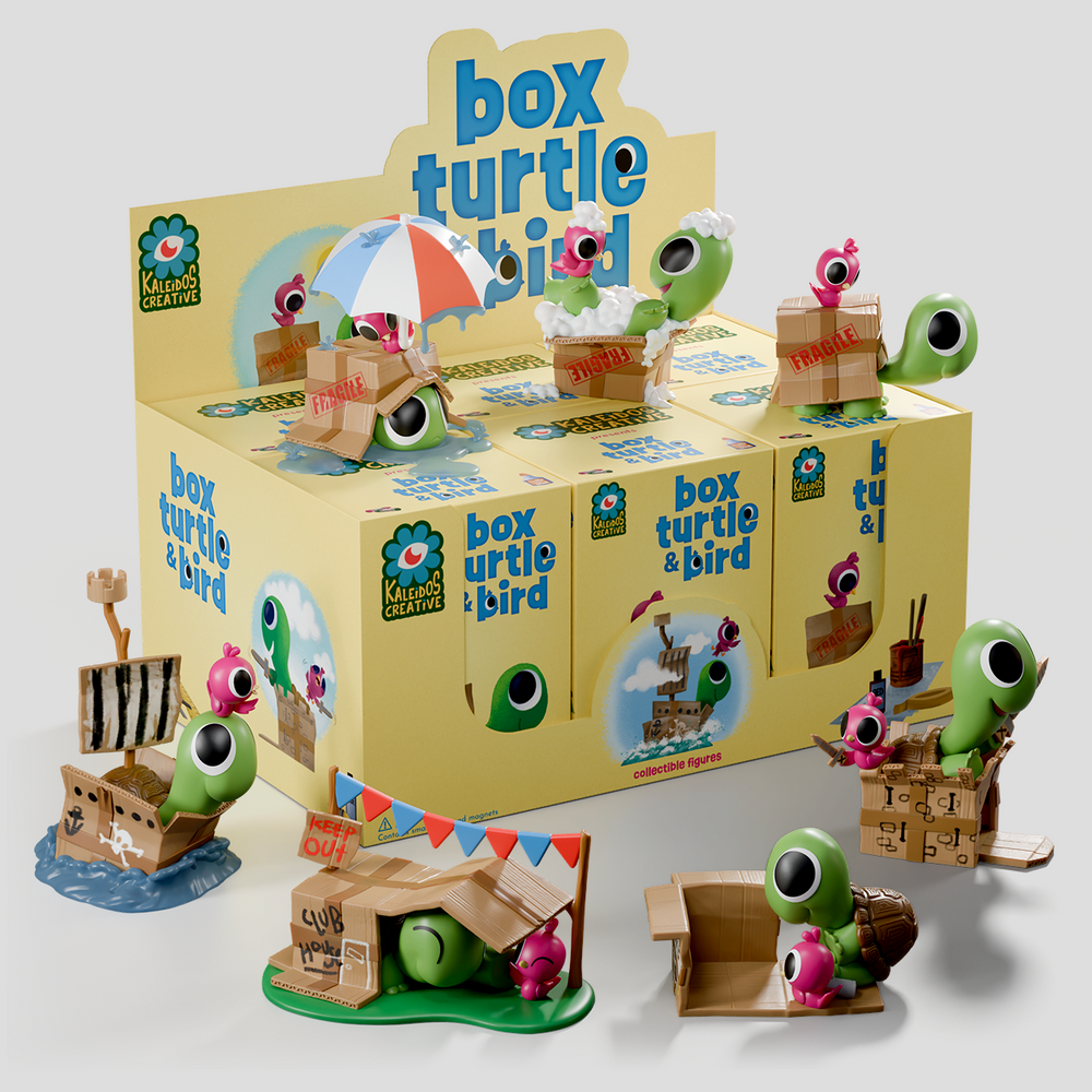 Kaleidos Creative: Box Turtle & Bird Blind Box (ONLINE ORDER ONLY)