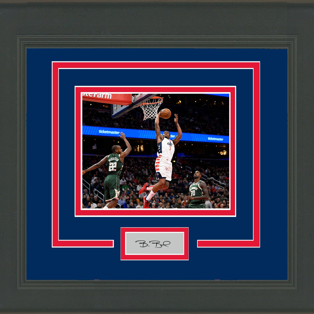 Framed Bradley Beal Facsimile Laser Engraved Signature Auto Washington Wizards 11x14 Basketball Photo (ONLINE ORDER ONLY)