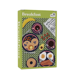 Breakfast 99 Piece Mini Jigsaw Puzzle Puzzledly (ONLINE ORDER ONLY)