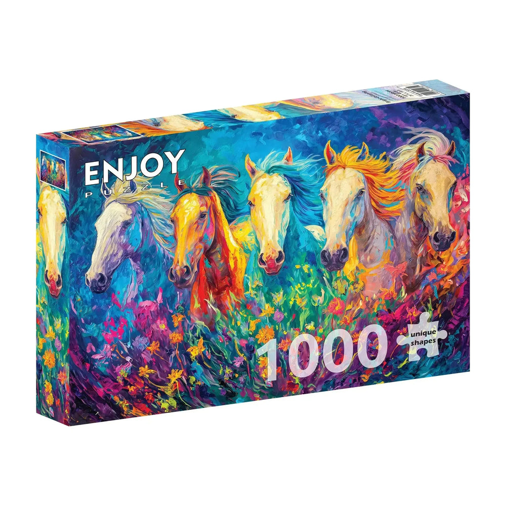 Bright Galloping 1000 Piece Jigsaw Puzzle Enjoy (ONLINE ORDER ONLY)