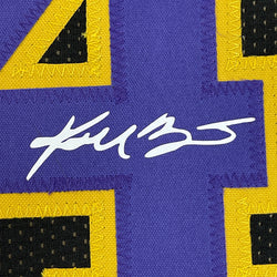 Framed Facsimile Autographed Kobe Bryant 35x39 #24 Los Angeles LA Black Reprint Laser Auto Basketball Jersey Size Men's XL (ONLINE ORDER ONLY)
