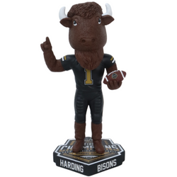 Harding Bisons Buff the Bison Mascot 2023 Division II Football National Champions Bobbleheads (ONLINE ORDER ONLY)