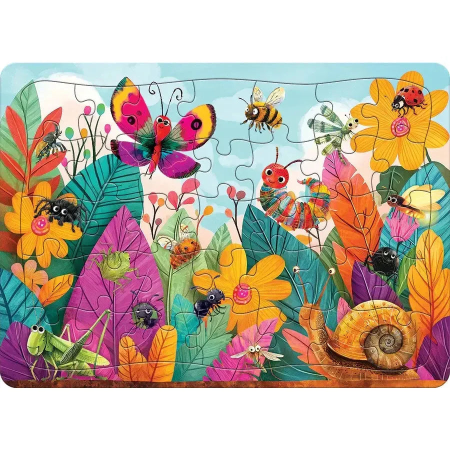 Bugs & Blooms 35 Piece Tray Jigsaw Puzzle Cobble Hill (ONLINE ORDER ONLY)