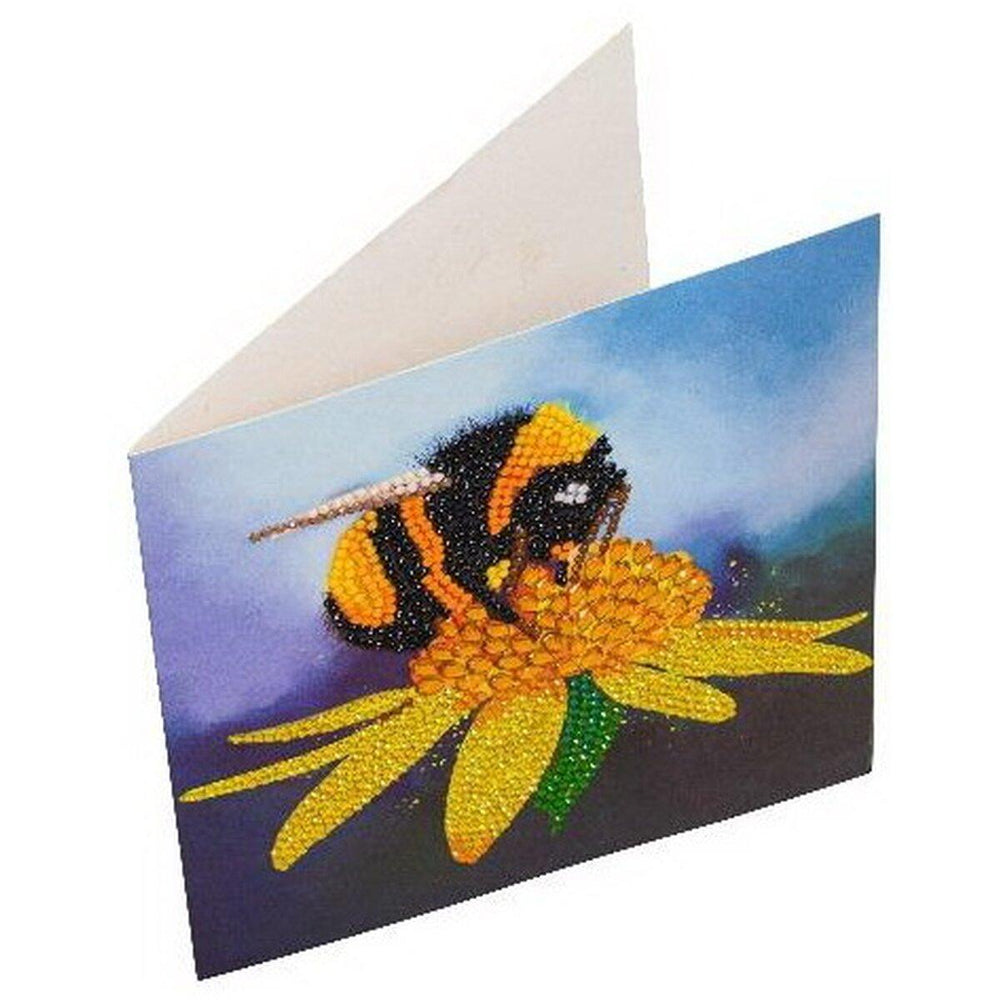 Bumblebee Crystal Art Card Kit Craft Buddy (ONLINE ORDER ONLY)