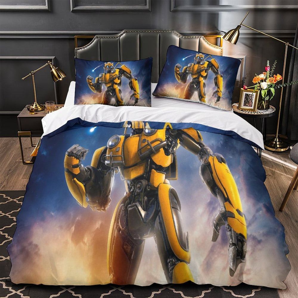 Bumblebee Duvet Cover Pattern Bedding Set Without Filler (ONLINE ORDER ONLY)