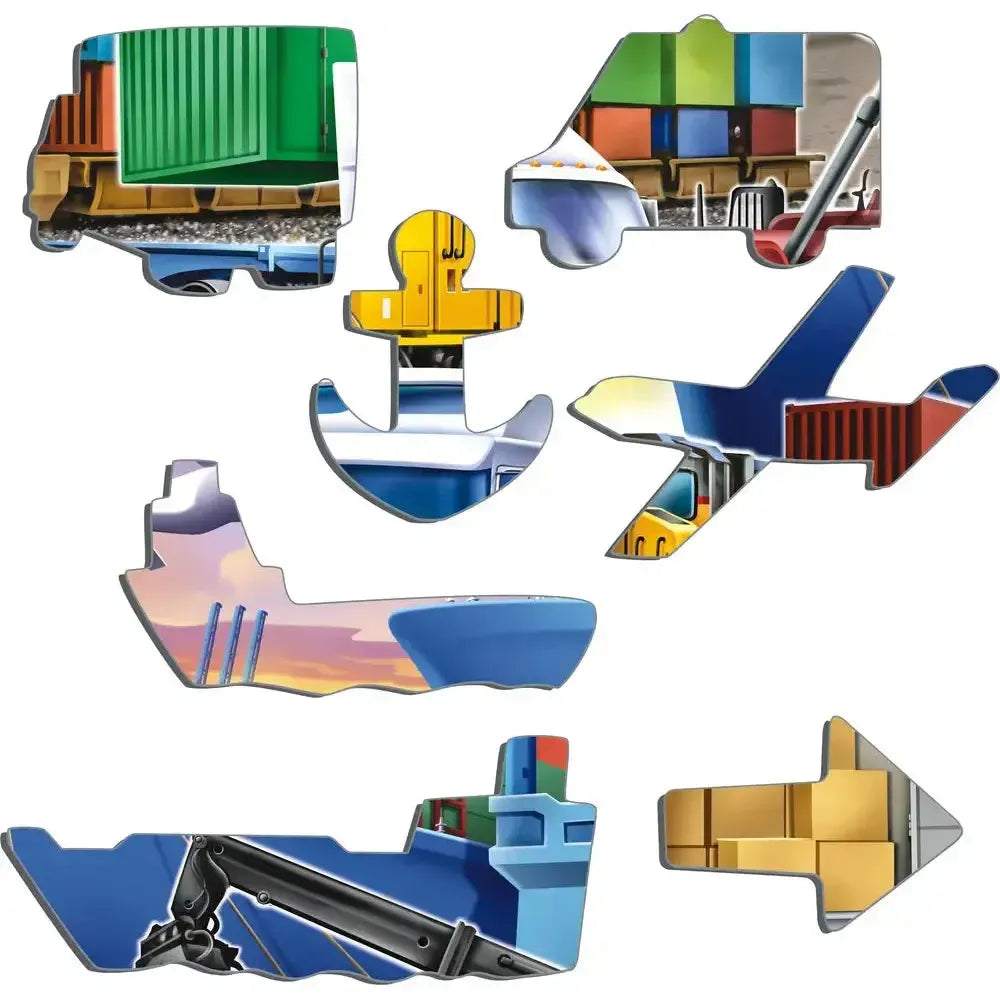 Busy Cargo Hub 37 Piece Tray Jigsaw Puzzle Larsen (ONLINE ORDER ONLY)