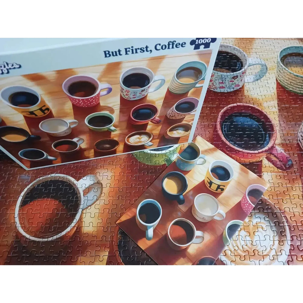 But First, Coffee 1000 Piece Jigsaw Puzzle Snappy (ONLINE ORDER ONLY)