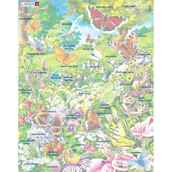 Butterflies 42 Piece Tray Jigsaw Puzzle Larsen (ONLINE ORDER ONLY)