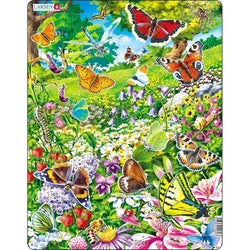 Butterflies 42 Piece Tray Jigsaw Puzzle Larsen (ONLINE ORDER ONLY)