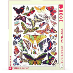 Butterflies ~ Papillons 1000 Piece Jigsaw Puzzle NYPC (ONLINE ORDER ONLY)