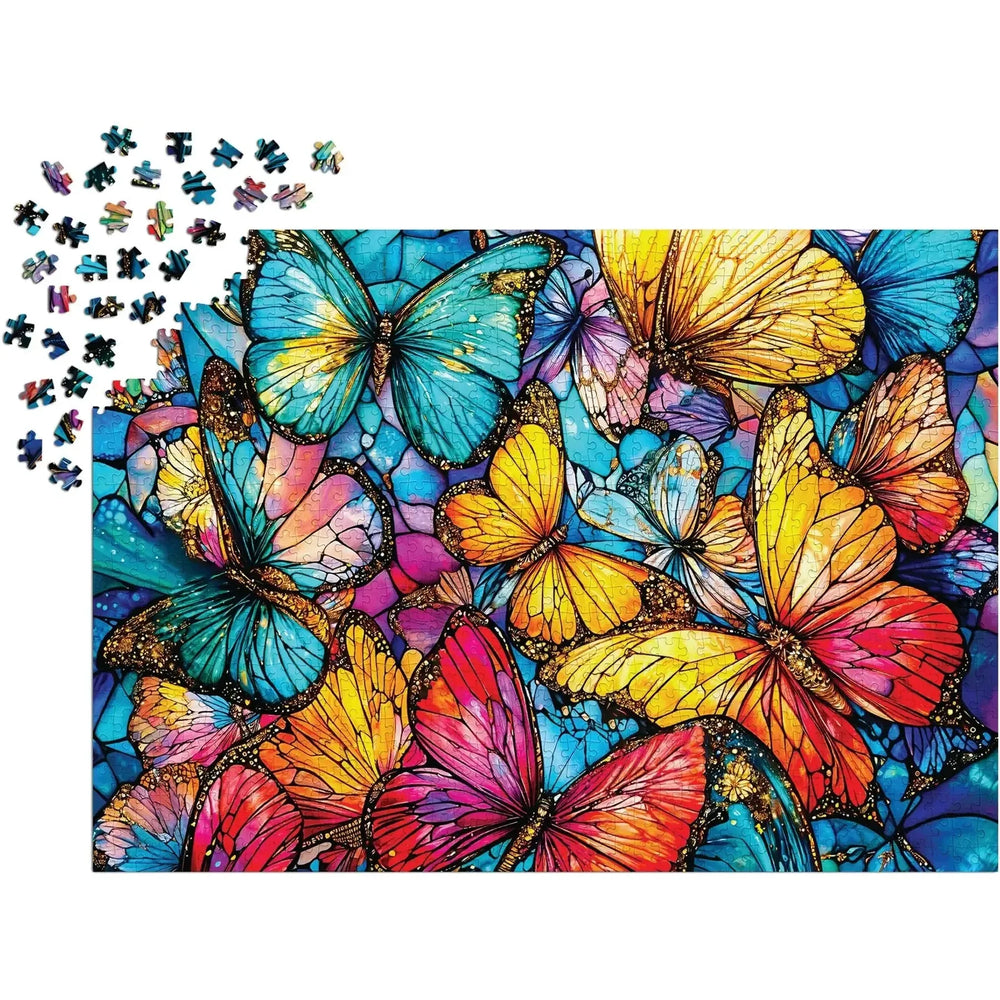 Butterfly Extravaganza 1000 Piece Jigsaw Puzzle Enjoy (ONLINE ORDER ONLY)