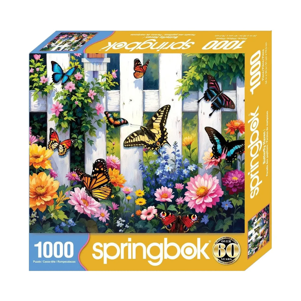 Butterfly Haven 1000 Piece Jigsaw Puzzle Springbok (ONLINE ORDER ONLY)