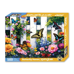 Butterfly Haven 500 Piece Jigsaw Puzzle Springbok (ONLINE ORDER ONLY)