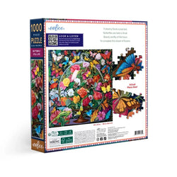Butterfly Still Life 1000 Piece Jigsaw Puzzle eeBoo (ONLINE ORDER ONLY)