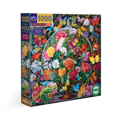 Butterfly Still Life 1000 Piece Jigsaw Puzzle eeBoo (ONLINE ORDER ONLY)