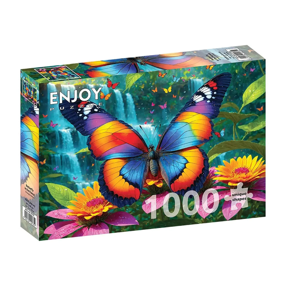Butterfly in the Forest 1000 Piece Jigsaw Puzzle Enjoy (ONLINE ORDER ONLY)