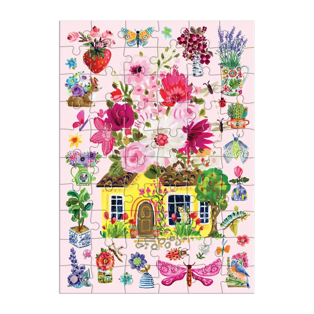 Buzzy Bouquets Greeting Card 60 Piece Jigsaw Puzzle Galison (ONLINE ORDER ONLY)