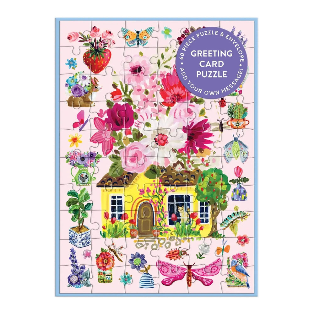 Buzzy Bouquets Greeting Card 60 Piece Jigsaw Puzzle Galison (ONLINE ORDER ONLY)