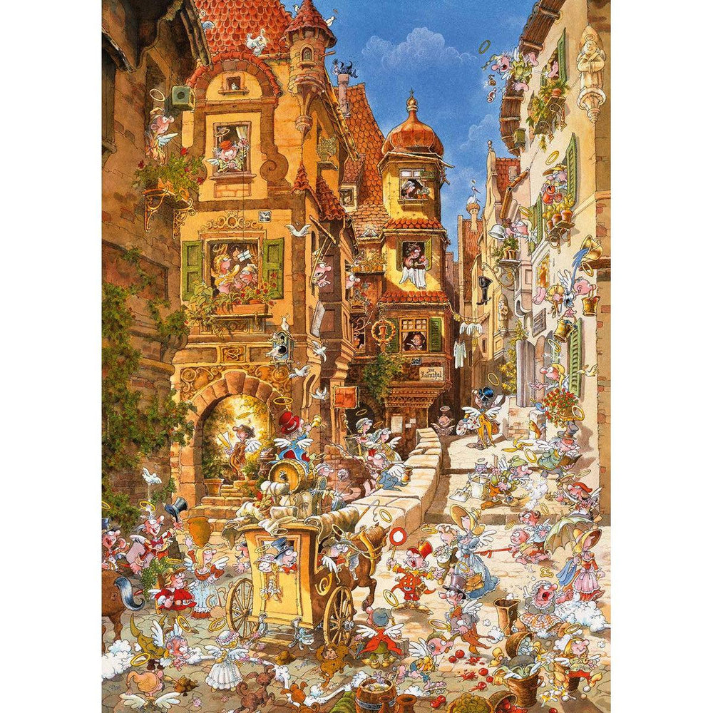 By Day Romantic Town 1000 Piece Jigsaw Puzzle Heye (ONLINE ORDER ONLY)